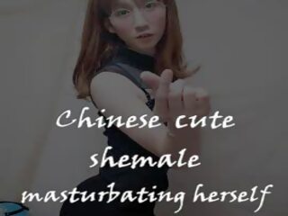 Gyönyörű kínai abbykitty maszturbáció beguiling show-2